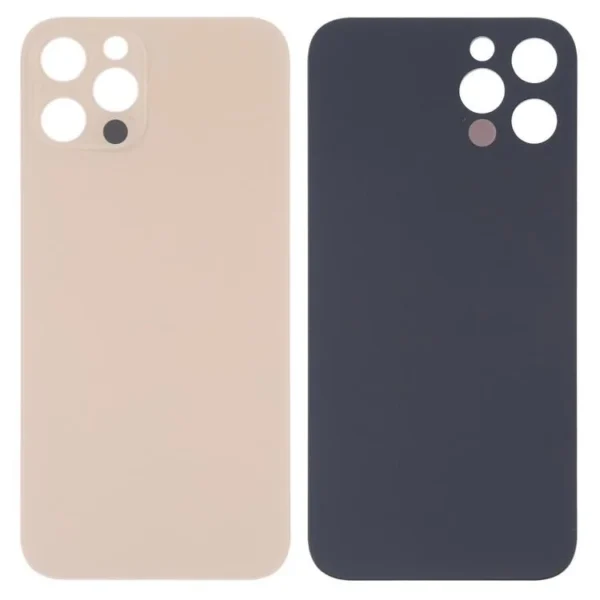 Back Glass For Apple Iphone 13 Pro With Large Camera Hole : Gold