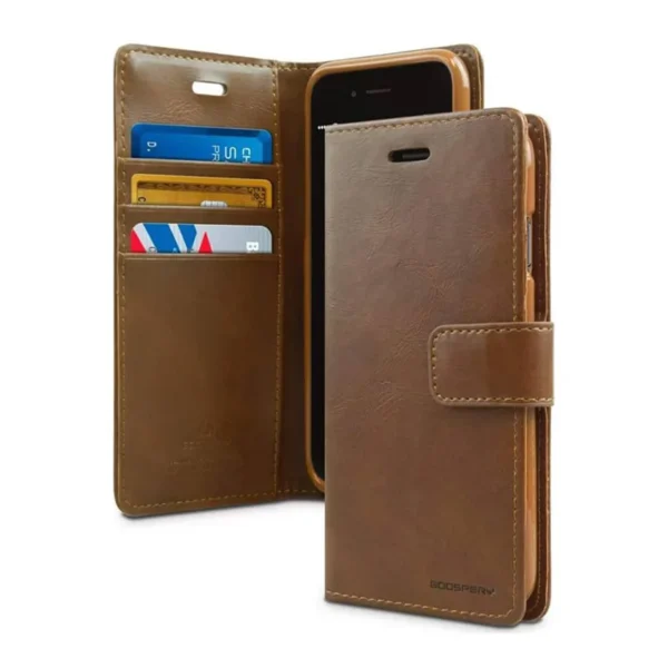 Goosery Blue Diary Samsung S25 Plus -brown