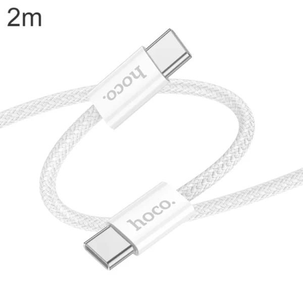 Hoco Type C To Type C Cable 2m X104- White