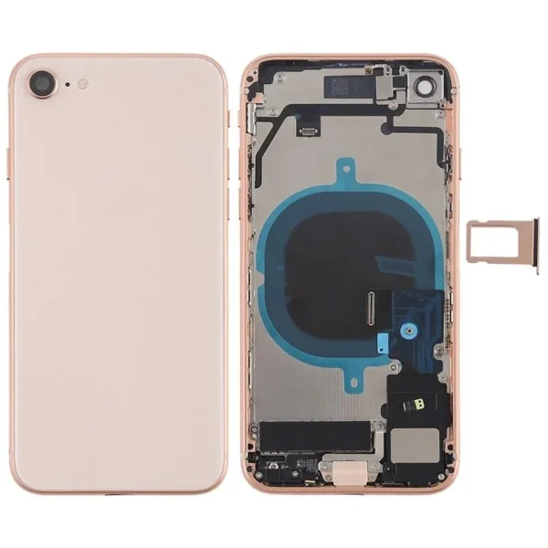 Housing For Apple Iphone 8 : Pulled - Gold