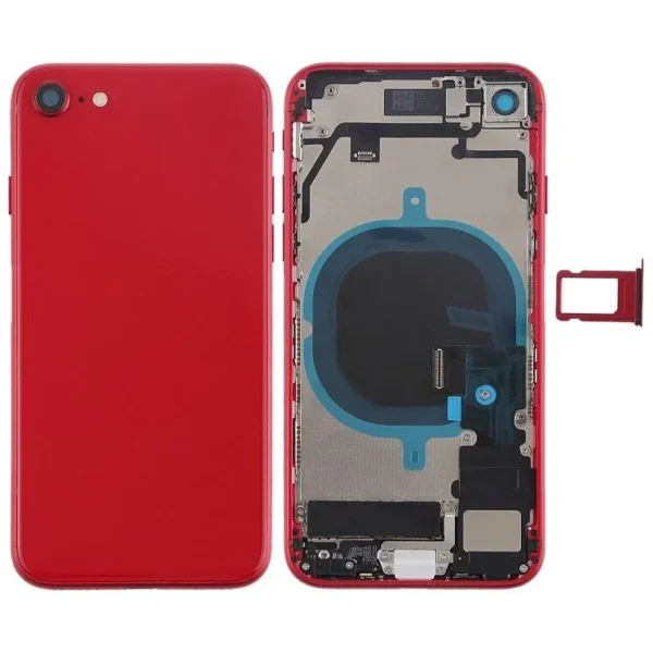 Housing For Apple Iphone 8 : Pulled - Red