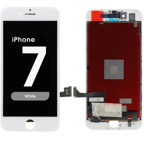 Lcd Assembly Compatible For Apple Iphone 7g : ( Pulled B Grade) (white)