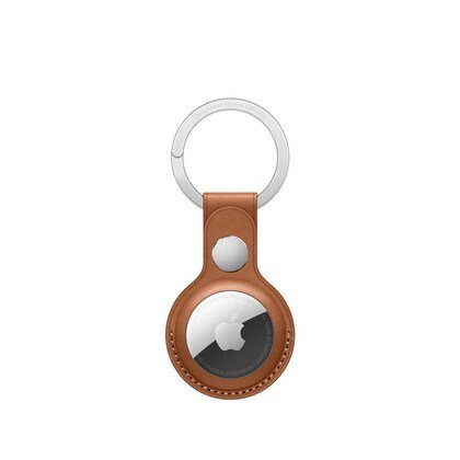 Leather Key Ring Case - Brown