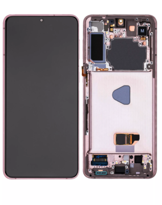 Samsung Galaxy S21 5g  Assembly With Frame - Pulled (c Grade) - Phantom Pink