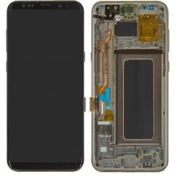 Samsung Galaxy S8 Assembly With Frame - Gold - Oem (glass Change)