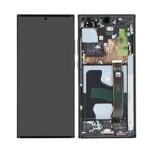 Samsung Galaxy Note 20 Ultra 5g Assembly With Frame Pulled - Grade B - Black
