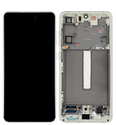 Samsung Galaxy S21 Fe 5g Assembly With Frame – Pulled (c Grade) Olive Green